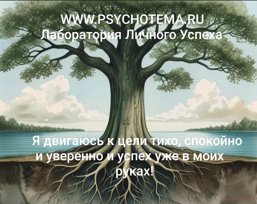 УСПЕШНЫЙ ЧЕЛОВЕК ИДЕТ К ЦЕЛИ ТИХО, СПОКОЙНО И УВЕРЕННО