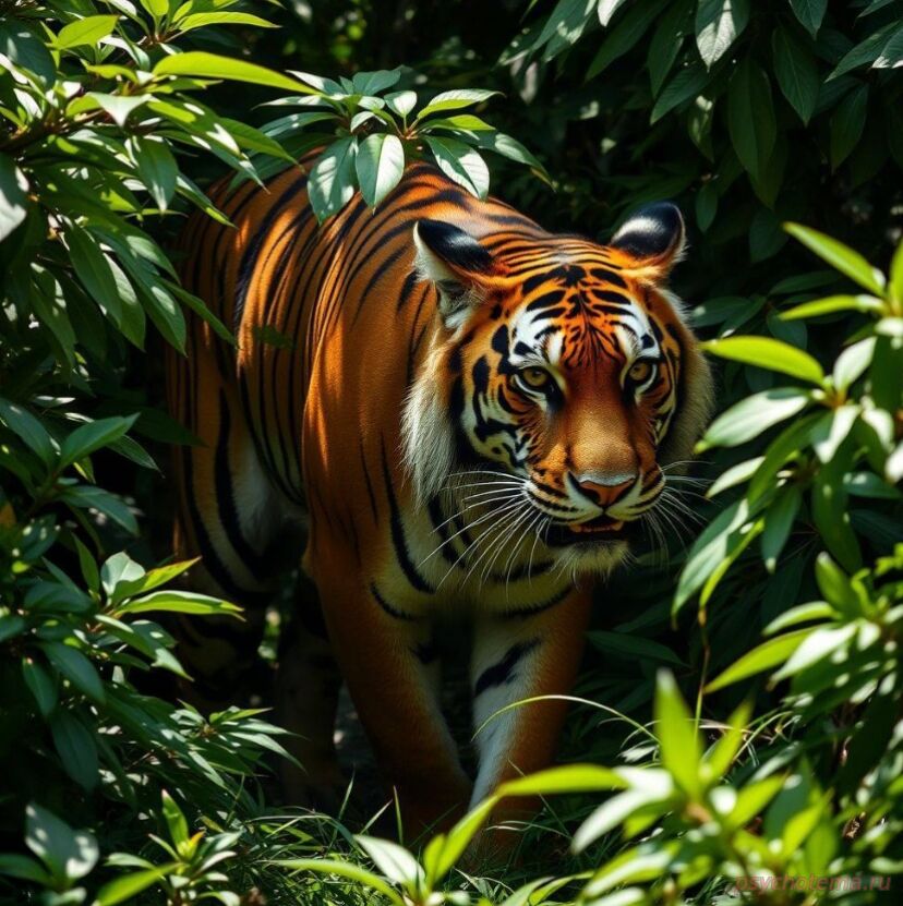 Тигр никогда не торопится!