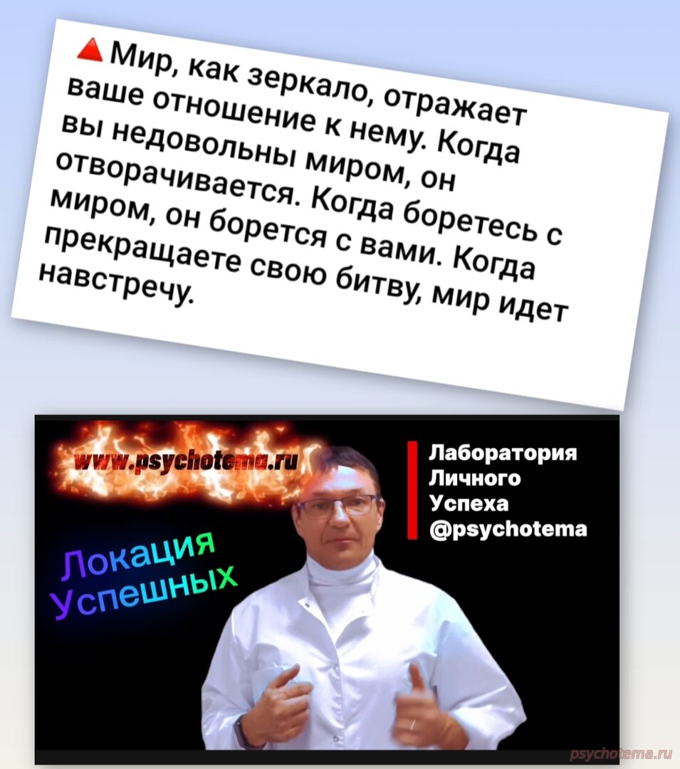 СМОТРИСЬ В ЗЕРКАЛО УСПЕХА